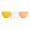 Hello Honey® 4" Flower Shaped Stoneware Bowl, 6ct.
